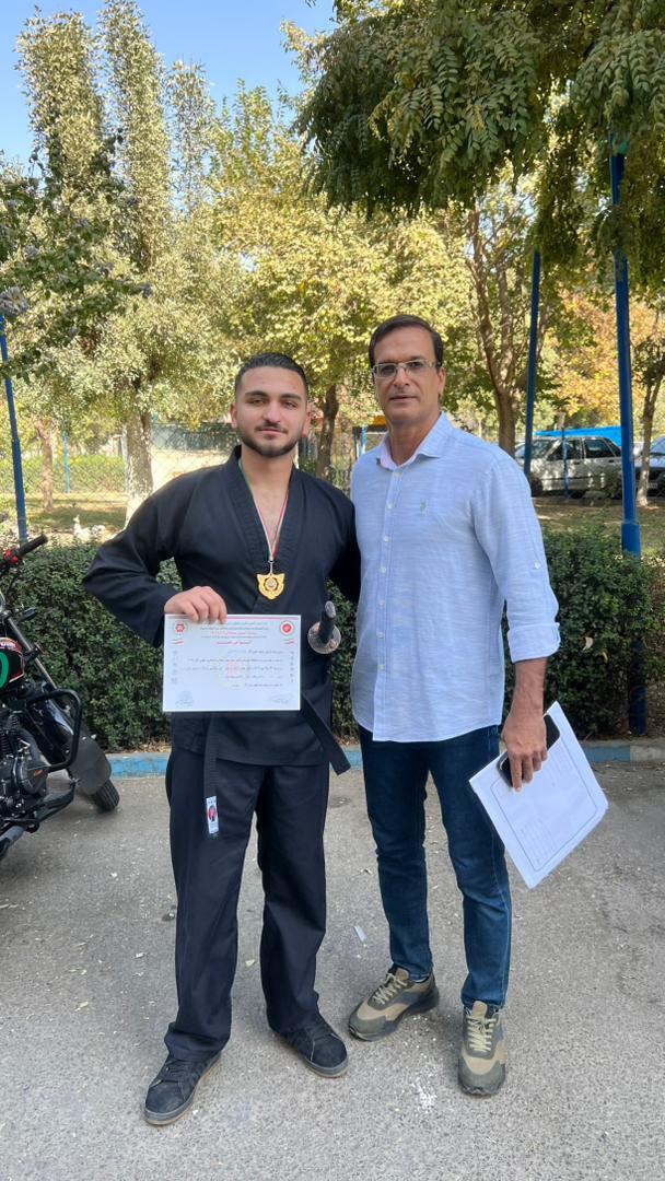 قهرمانی آقای عرفان عبدالمحمدی در شمشیر زنی